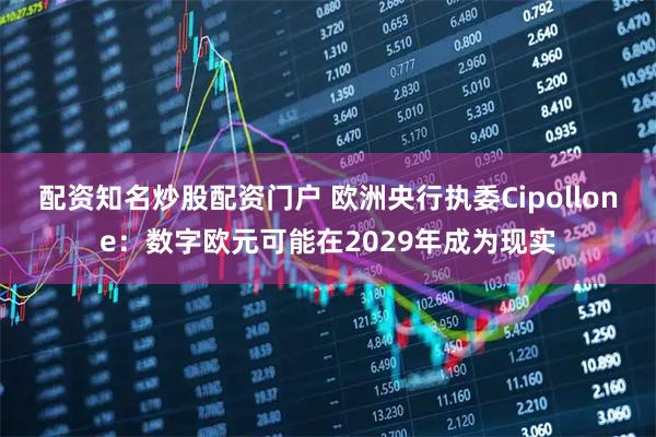 配资知名炒股配资门户 欧洲央行执委Cipollone：数字欧元可能在2029年成为现实
